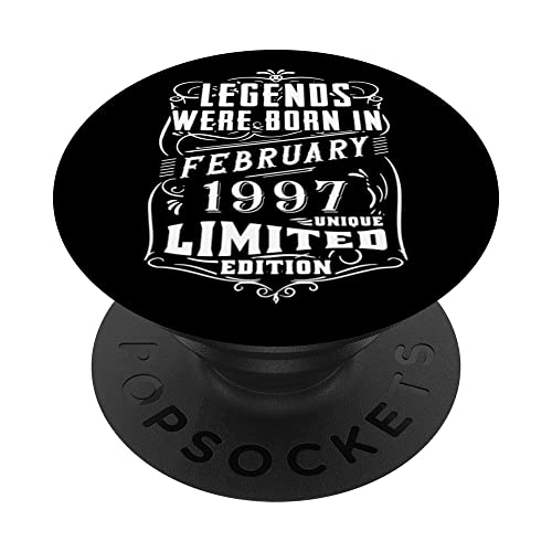 Consigue ahora Cumpleaños Cumpleaños Febrero 1997 Edición Limitada Regalo February PopSockets PopGrip Intercambiable Rebajas 2025 | regaloscumple.com