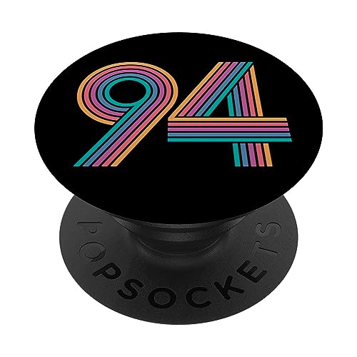 Consigue ahora Número 94 94 Aniversario Hombres Mujeres 94 Cumpleaños Cumpleaños PopSockets PopGrip Intercambiable Rebajas 2025 | regaloscumple.com