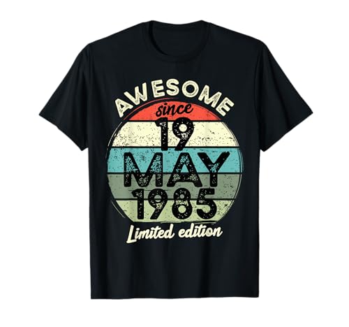 Comprar 19 Regalos mayo 1985 40 cumpleaños 40 años 2025 Cumpleaños Camiseta Top Precio 2025 | regaloscumple.com