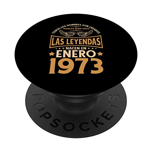 Consigue ahora Cumpleaños Hombre Regalos Las Leyendas Enero 1973 PopSockets Catálogo PopGrip Intercambiable Top Precio 2025 | regaloscumple.com