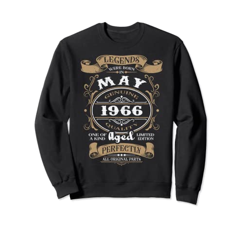 Consigue ahora Legends were born in Cumpleaños May 1966 regalo cumpleaños Sudadera Ofertas 2025 | regaloscumple.com