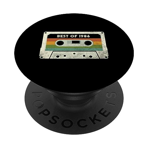 Comprar Regalo cumpleaños número 37 37 años hombres mujeres retro vintage Navidad 1986 PopSockets PopGrip Intercambiable Top Precio 2025 | regaloscumple.com