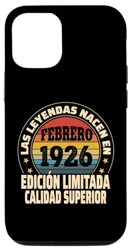 Comprar Carcasa para Regalos iPhone 14 Edición Limitada Febrero 1926 - Cumpleaños 98 Años Rebajas 2024 | regaloscumple.com