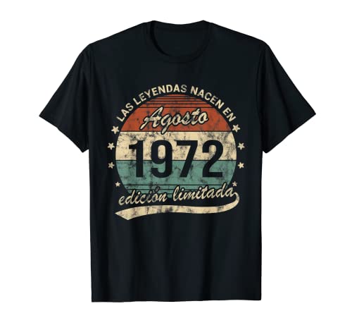 Consigue ahora Leyendas Nacen Agosto 1972 Cumpleaños Hombre Navidad Mujer Camiseta Top Precio 2024 | regaloscumple.com