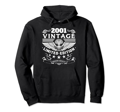 Comprar Camiseta vintage 2001 para Cumpleaños hombre edición limitada cumpleaños 2001 Sudadera con Capucha Rebajas 2025 | regaloscumple.com