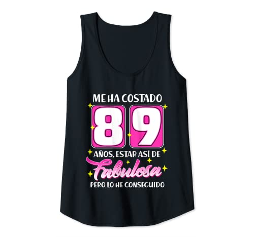 Comprar Mujer 89 Años Fabulosa Cumpleaños 89 Camiseta sin Mangas Promoción Ofertas 2025 | regaloscumple.com