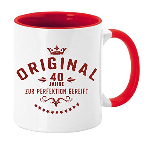 Oferta Taza con cumpleaños 40 a perfección, caja