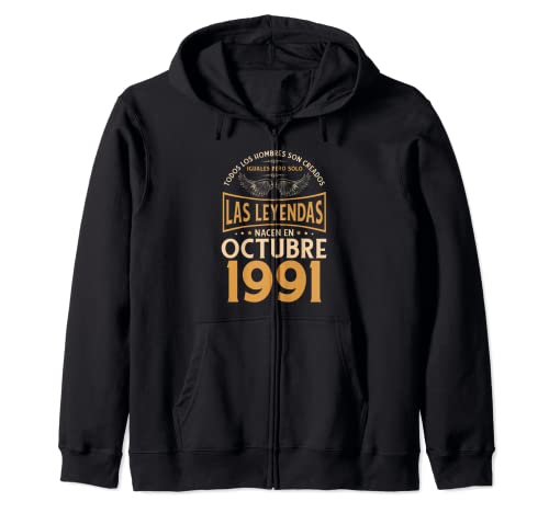 Consigue ahora Cumpleaños Hombre Regalos Las Leyendas Cumpleaños Octubre 1991 Sudadera con Capucha Ofertas 2024 | regaloscumple.com