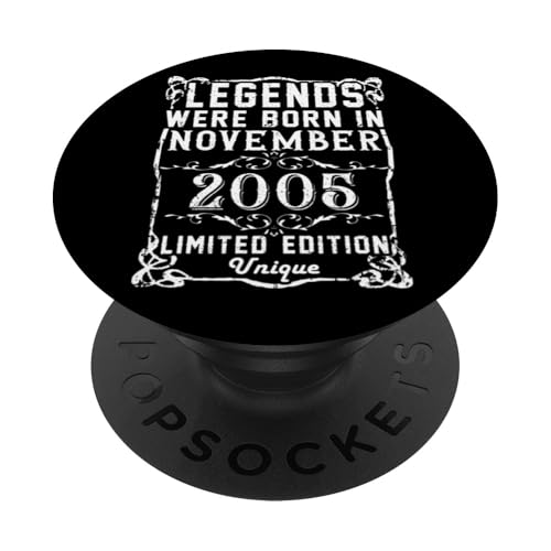 Consigue ahora Cumpleaños Noviembre 2005 Edición Limitada Ideas para regalar Regalo Vintage PopSockets PopGrip Adhesivo Ofertas 2025 | regaloscumple.com
