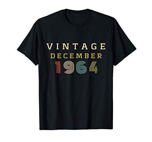 Comprar Regalo cumpleaños 56 años Cosecha 1964 Regalos Diciembre Camiseta Rebajas 2025 | regaloscumple.com