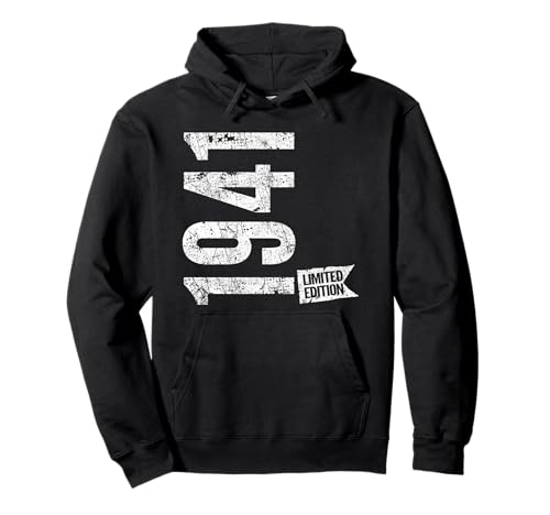 Consigue ahora Vintage 1941 Edición Limitada Ideas para regalar Hombre Viejo Mujer Cumpleaños Sudadera con Capucha Ofertas 2024 | regaloscumple.com