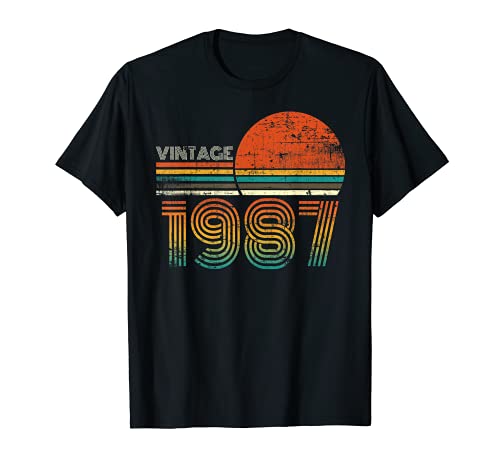 Oferta Hecho 1987 cumpleaños 34 regalo Camiseta