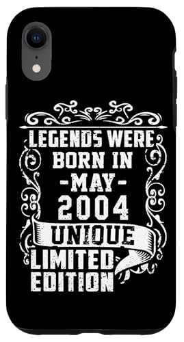 Consigue ahora Carcasa Regalos para iPhone XR Cumpleaños Mayo 2004 Edición Limitada Regalo Legend May Top Precio 2025 | regaloscumple.com