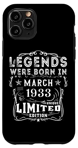 Consigue ahora Carcasa para iPhone 11 Pro Cumpleaños Marzo 1933 Edición Limitada Regalo March 1933 Promoción Rebajas 2024 | regaloscumple.com