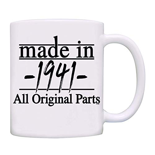 Consigue ahora Taza café 1938-80 cumpleaños hecha en 1938 todas las piezas originales 1938-0140 color blanco Regalos Ofertas 2024 | regaloscumple.com