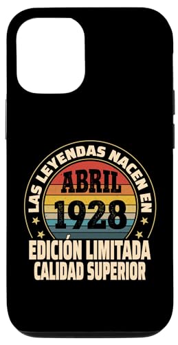 Consigue ahora Carcasa para iPhone 14 Edición Limitada Abril 1928 - Cumpleaños 96 Ideas para regalar Años Top Precio 2024 | regaloscumple.com