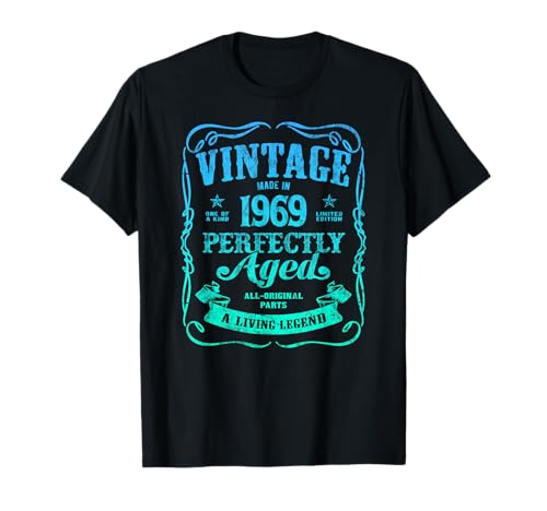 Consigue Ideas para regalar ahora 55th Birthday Classic Born In 1969 Original Vintage Camiseta Rebajas 2024 | regaloscumple.com