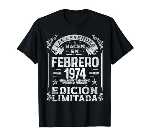 Oferta Las nacen Febrero - Años Camiseta