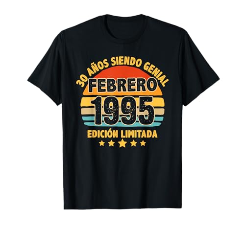 Comprar Febrero 1995 30 Años Hombre Cumpleaños Regalo Febrero 1995 Camiseta Regalos Top Precio 2025 | regaloscumple.com