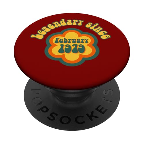 Comprar Nacido en febrero 1979 Cumpleaños Legendario desde 1979 PopSockets PopGrip Navidad Intercambiable Rebajas 2024 | regaloscumple.com