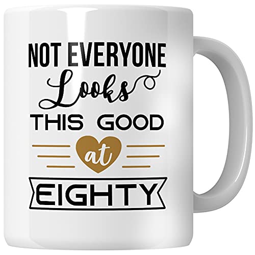 Comprar WG - Not Everyone Looks This Good at 80! 80 cumpleaños tazas café 80 años ideas regalo para mujer 80 años Navidad regalo cumpleaños para mujeres ideas 80 cumpleaños Top Precio 2024 | regaloscumple.com