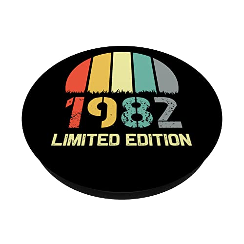 Comprar ahora Born In 1982 Edición Limitada 1982 Cumpleaños Popsocket 1982 PopSockets PopGrip Intercambiable