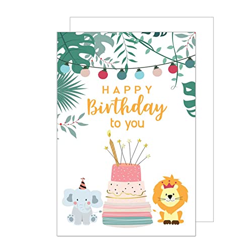 Comprar Edición Seidel tarjeta cumpleaños premium exclusiva para niños con sobre tarjeta felicitación cumpleaños infantil cumpleaños niños niña niño una sola Ideas para regalar tarjeta circo león elefante (G3097 SW022) Ofertas 2024 | regaloscumple.com