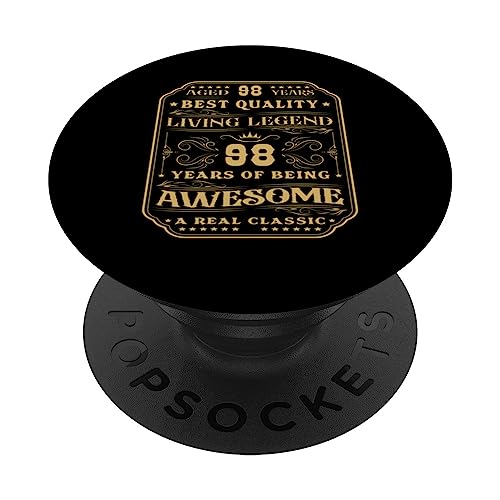 Consigue ahora Catálogo 98 Años De Ser Increíble 98 Años 98 Cumpleaños Hombre PopSockets PopGrip Intercambiable Ofertas 2025 | regaloscumple.com