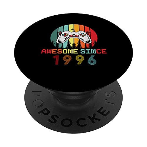 Comprar Impresionante desde 1996 Cumpleaños 1996 Vintage 1996 PopSockets PopGrip Intercambiable Regalos Ofertas 2025 | regaloscumple.com