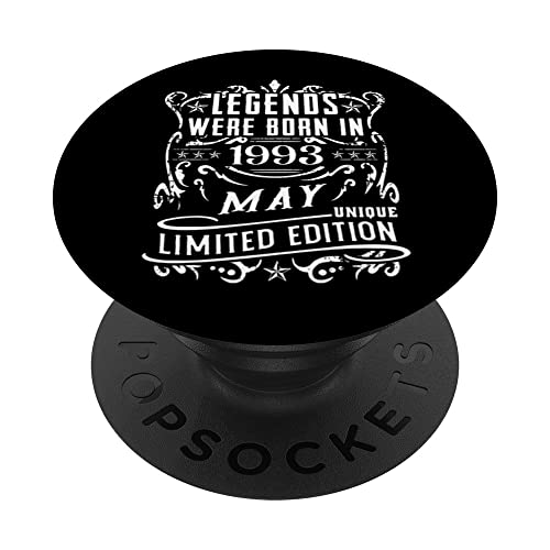 Consigue ahora Cumpleaños Mayo 1993 Edición Catálogo Limitada Regalo Legend May PopSockets PopGrip Adhesivo Rebajas 2025 | regaloscumple.com