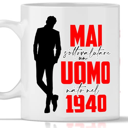 Consigue Ideas para regalar ahora Taza 1940 cumpleaños hombre 81 años Idea regalo Nunca subestimar un hombre nacido en 1940 Top Precio 2023 | regaloscumple.com