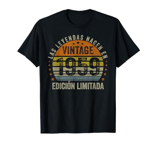Comprar 65 Años Cumpleaños Hombre Las Leyendas Nacen En Regalos Vintage 1959 Camiseta Rebajas 2024 | regaloscumple.com