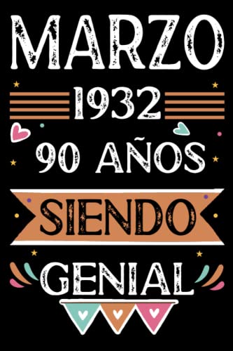 Comprar CUADERNO Marzo 1932 90 Años Siendo Genial: 90 años. Libro visitas cuaderno Ideas para regalar 110 páginas felicitaciones idea regalo regalo Para la esposa novia mujer La madre Top Precio 2024 | regaloscumple.com