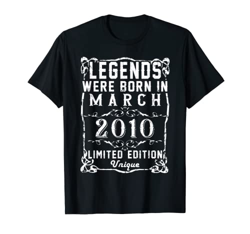Oferta Cumpleaños 2010 Limitada March Camiseta