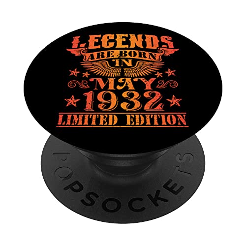 Comprar Cumpleaños Mayo 1932 Edición Limitada Regalo Legend May PopSockets Cumpleaños PopGrip Intercambiable Top Precio 2024 | regaloscumple.com
