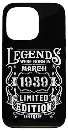 Consigue ahora Carcasa para iPhone 13 Pro Cumpleaños Marzo 1939 Edición Limitada Regalo March 1939 Regalos Ofertas 2024 | regaloscumple.com
