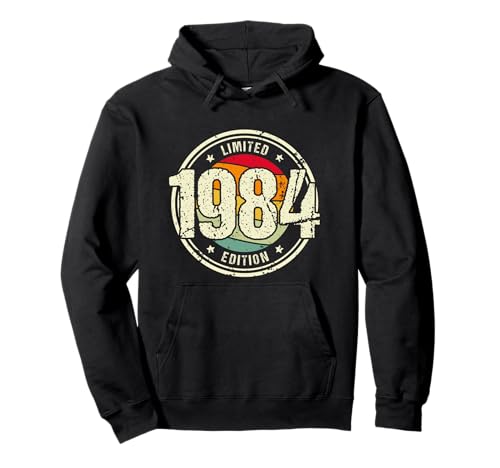 Comprar Retro Promoción 41 Años Nacido en 1984 Edición Limitada 41 Cumpleaños Sudadera con Capucha Rebajas 2025 | regaloscumple.com