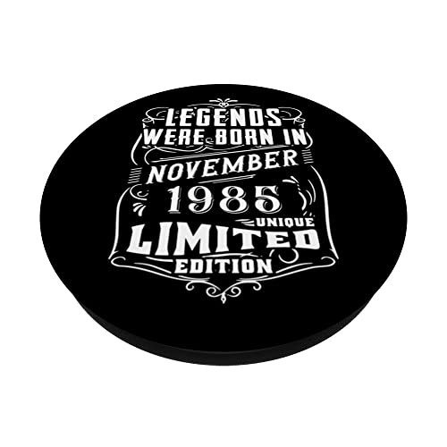 Ofertas en regaloscumple.com Cumpleaños Noviembre 1985 Edición Limitada Regalo Vintage PopSockets PopGrip Intercambiable