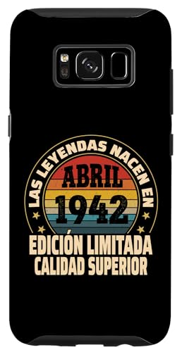 Consigue ahora Carcasa para Galaxy S8 Edición Limitada Abril 1942 - Cumpleaños 82 Navidad Años Top Precio 2024 | regaloscumple.com