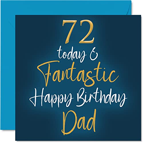 Consigue ahora Fantásticas tarjetas cumpleaños 72 para papá 72 hoy y fantásticas tarjeta Catálogo feliz cumpleaños para papá hijo e hija regalos cumpleaños para padre tarjetas felicitación cumpleaños Top Precio 2024 | regaloscumple.com