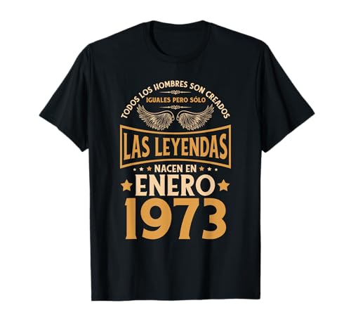 Comprar Cumpleaños Hombre Regalos Regalos Las Leyendas Enero 1973 Camiseta Top Precio 2023 | regaloscumple.com