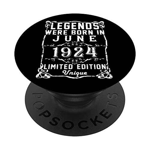 Comprar Cumpleaños Junio 1924 Edición Limitada Regalo Legend June PopSockets PopGrip Intercambiable Regalos Ofertas 2023 | regaloscumple.com