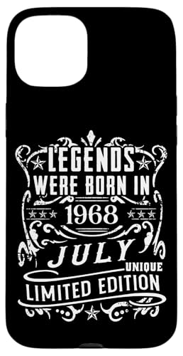 Consigue ahora Carcasa para iPhone 15 Plus Cumpleaños Julio 1968 Promoción Edición Limitada Regalo Legend July Rebajas 2025 | regaloscumple.com