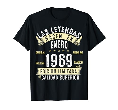 Oferta 55 Cumpleaños Leyendas en De Camiseta