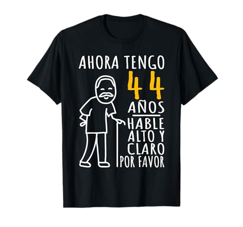 Comprar Regalo Original 44 Regalos Años Cumpleaños Para Hombres VD | Camisa | Hombre | Hombres | Manga Larga | Jersey | T-Shirt | Novedad | Negro | S Ofertas 2025 | regaloscumple.com