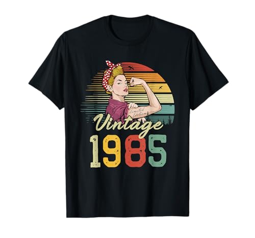 Comprar 39 Años Ideas para regalar Edición Limitada 1985 Vintage 39 Cumpleaños Mujeres Camiseta Top Precio 2025 | regaloscumple.com