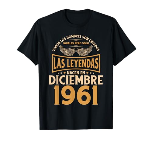 Consigue ahora Cumpleaños Hombre Regalos Las Leyendas Diciembre 1961 Camiseta Cumpleaños Rebajas 2024 | regaloscumple.com
