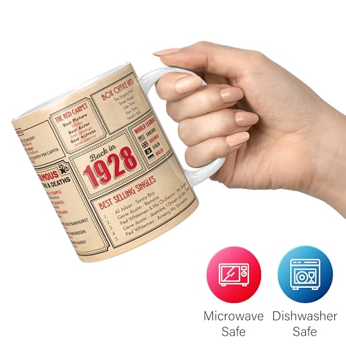 Top Precios 95 cumpleaños – Taza vuelta en 1928 en este año, regalo