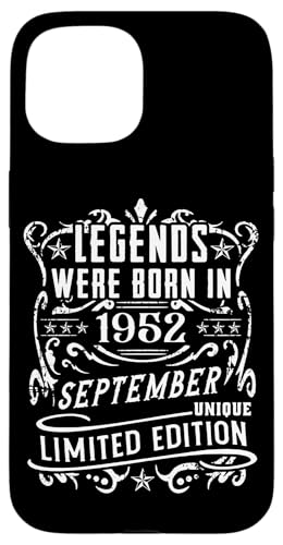 Comprar Carcasa Ideas para regalar para iPhone 15 Cumpleaños Septiembre 1952 Edición Limitada Regalo Vintage Ofertas 2025 | regaloscumple.com