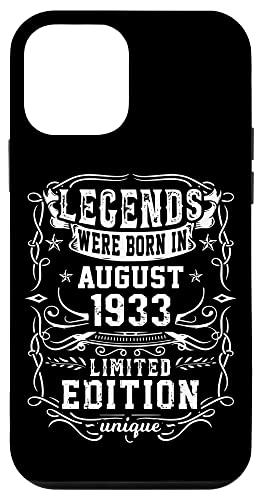 Consigue ahora Carcasa para iPhone 12 mini Cumpleaños BlackFriday Agosto 1933 Edición Limitada Regalo Legend Top Precio 2024 | regaloscumple.com